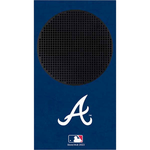 MLB Atlanta Braves - Solid Distressed Xbox Series S Console Skin